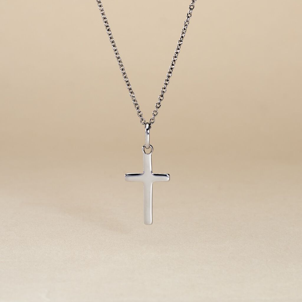 Pendentif Tifene Argent Blanc
