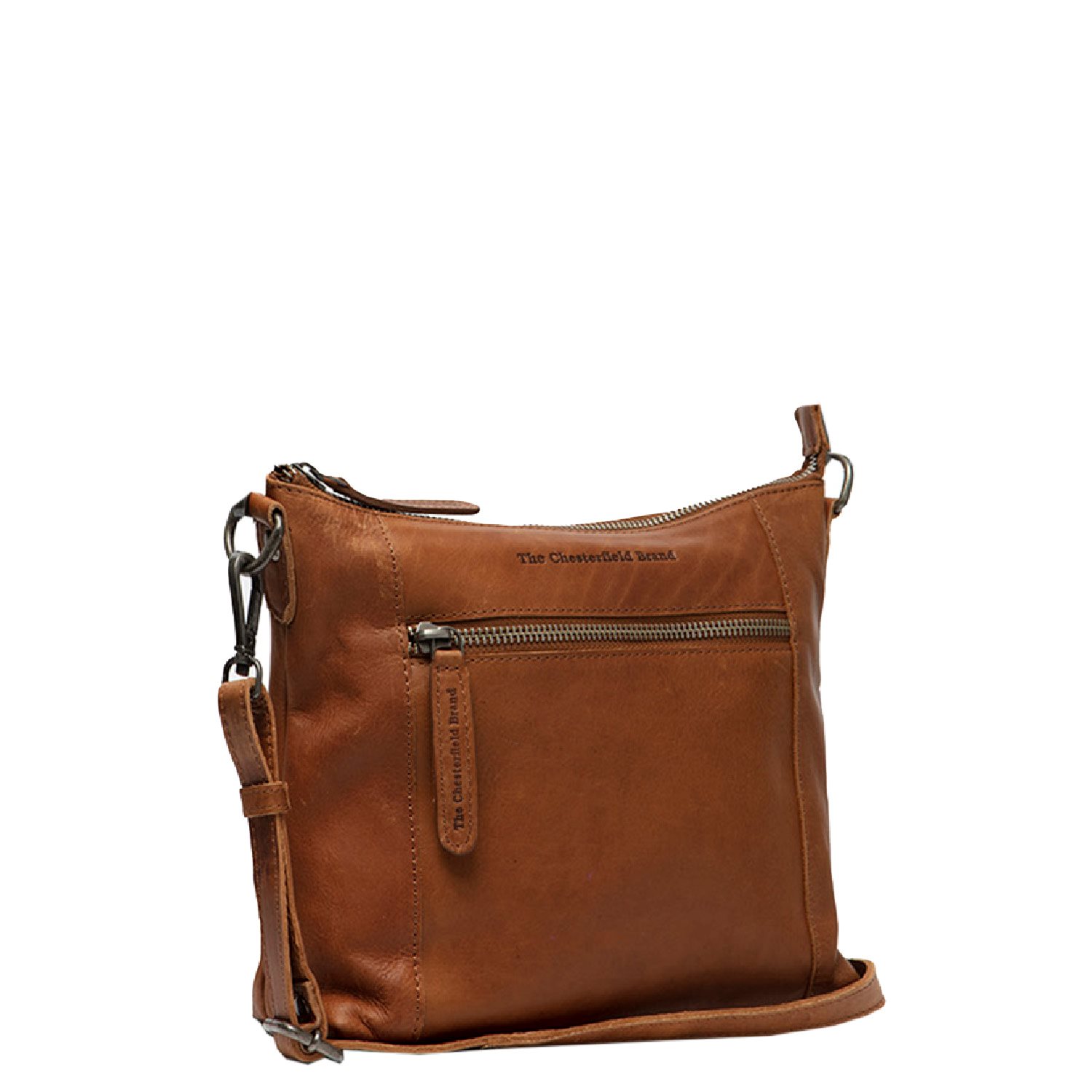 The Chesterfield Brand Faro Schoudertas cognac