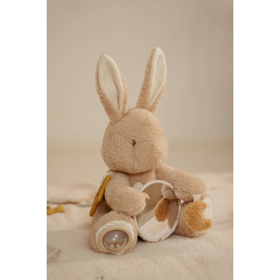 Little Dutch Newborn Naturals activiteitenknuffel Baby Bunny
