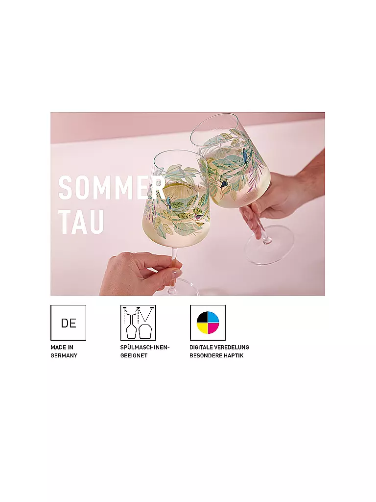 RITZENHOFF Sommertau Aperitifglas #17 Anna D' Andrea 2024 bunt
