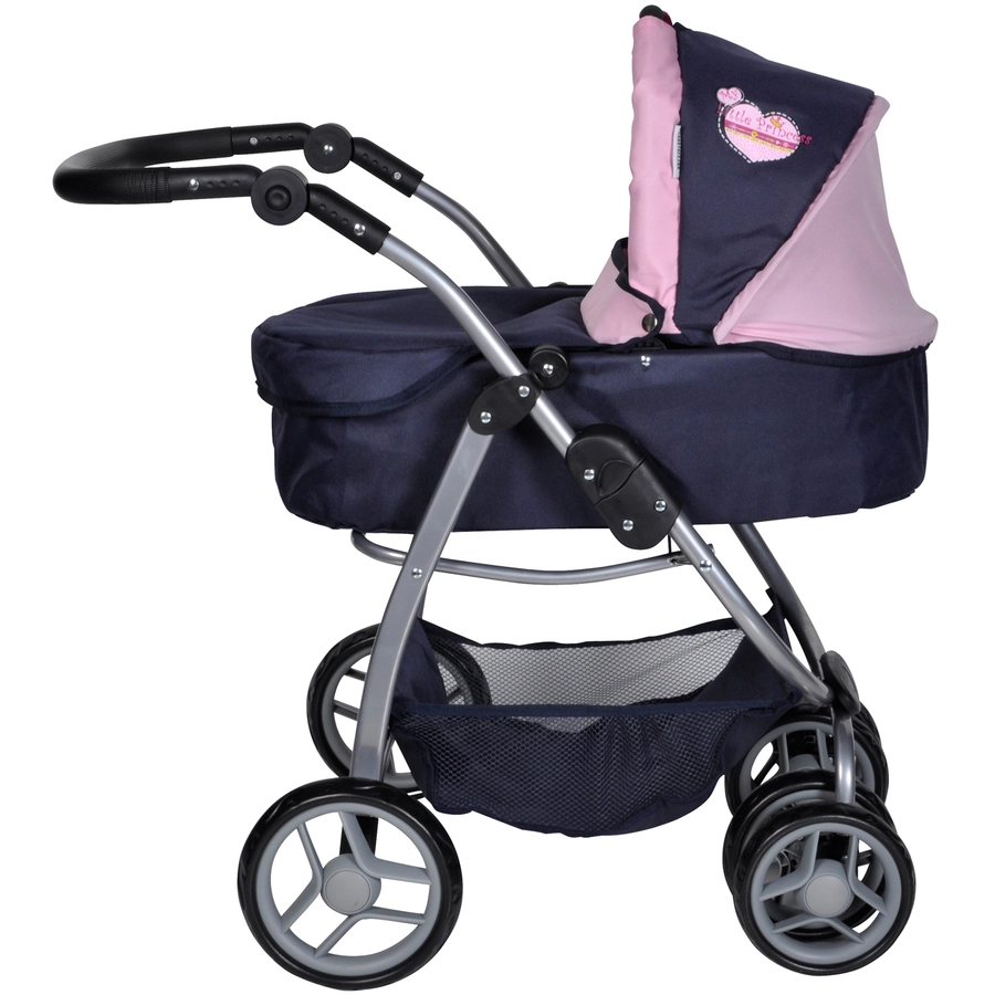 knorr toys® Puppenwagen Coco - My Little Princess blau