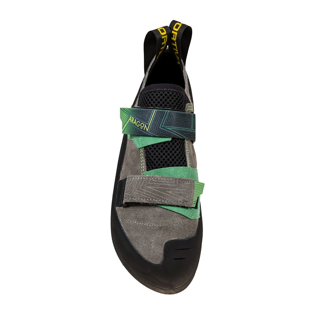 La Sportiva ARAGON - Chaussons d'escalade Homme clay/jasmine green