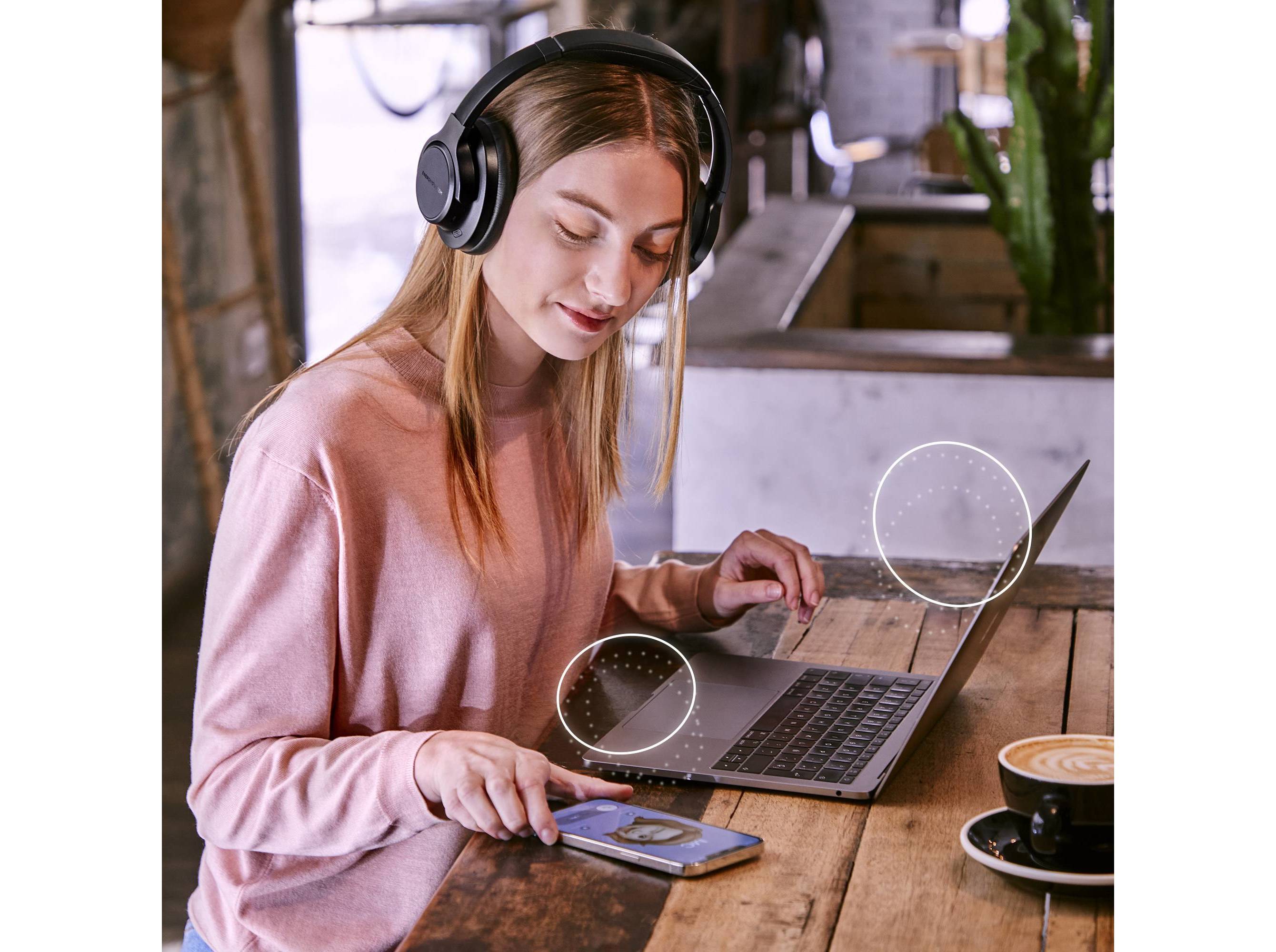 AUSCULTADORES ENERGY SISTEM PRETO BLUETOOTH 5.3 SILENT ANC