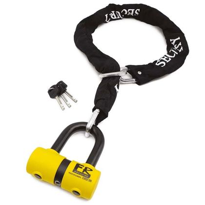 Antivol FR Sécurité CHAINE 120 L COMBI MINI U FR50 SRA DIAM 10 Universel