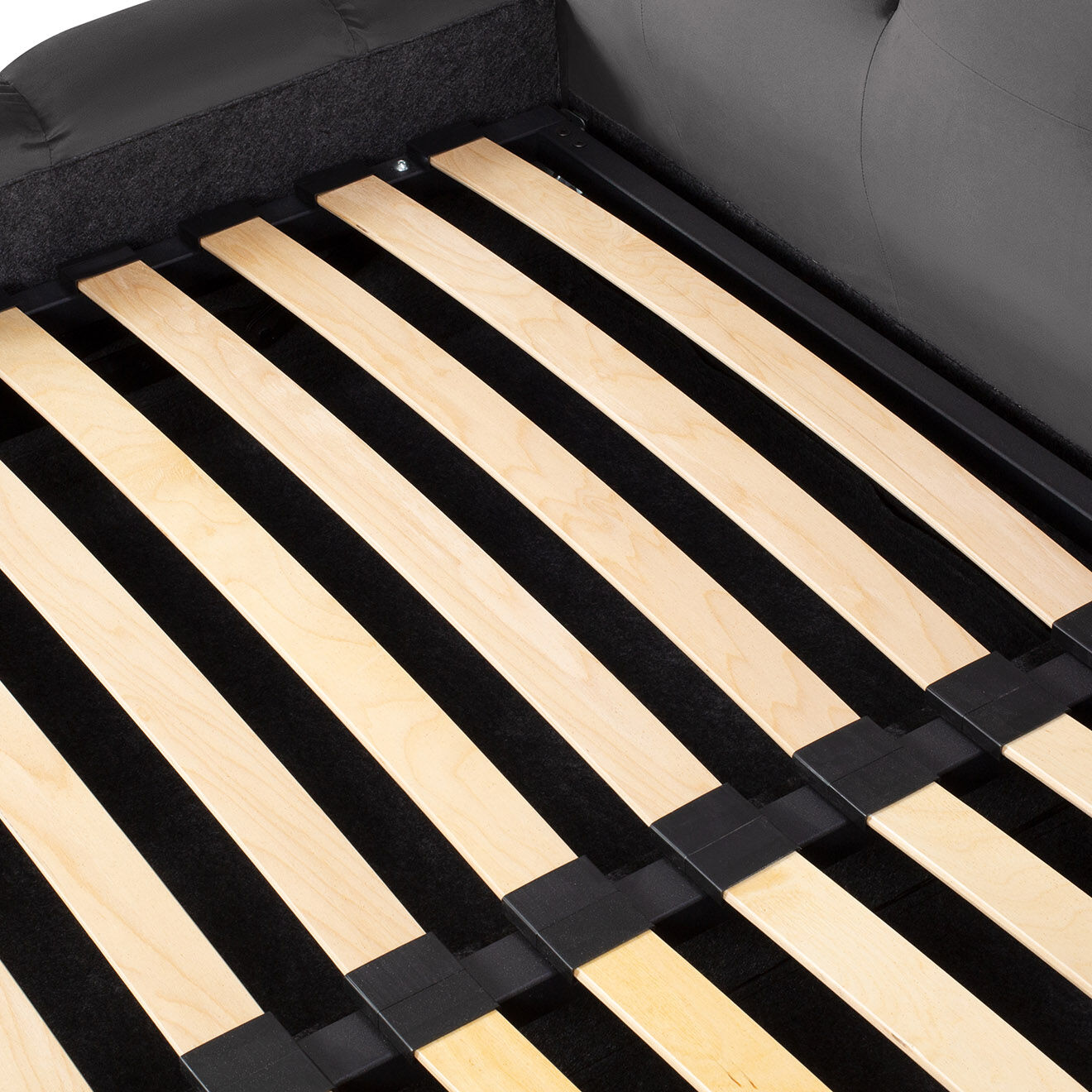 Cosmopolitan Design Lit avec coffre de rangement Bali Velours gris - 160x200 cm