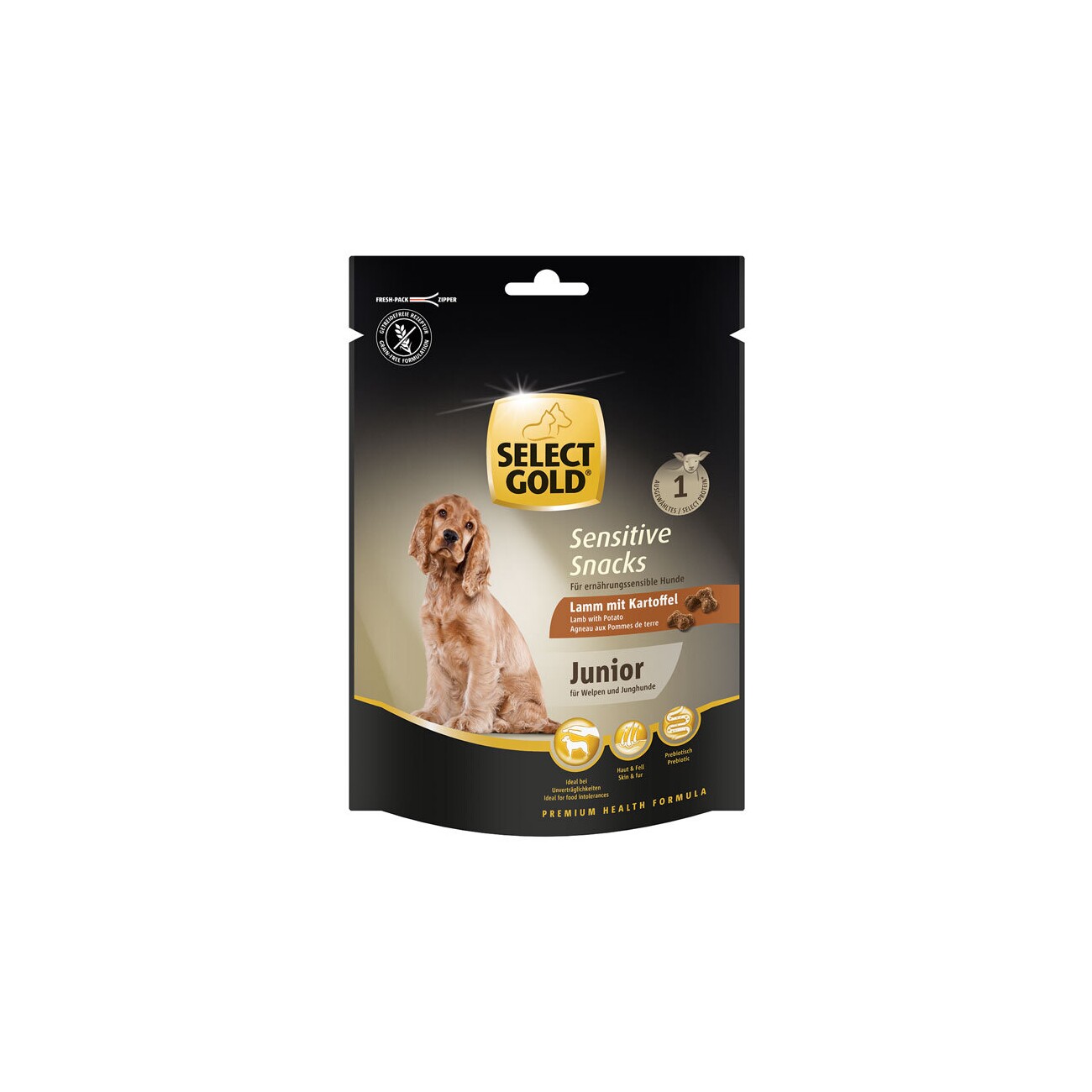 SELECT GOLD Sensitive Snacks Junior Lamm mit Kartoffel 160g