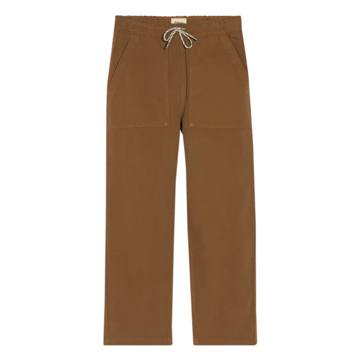 Bellerose Pantalon Droit Velours Poches Painter | Camel