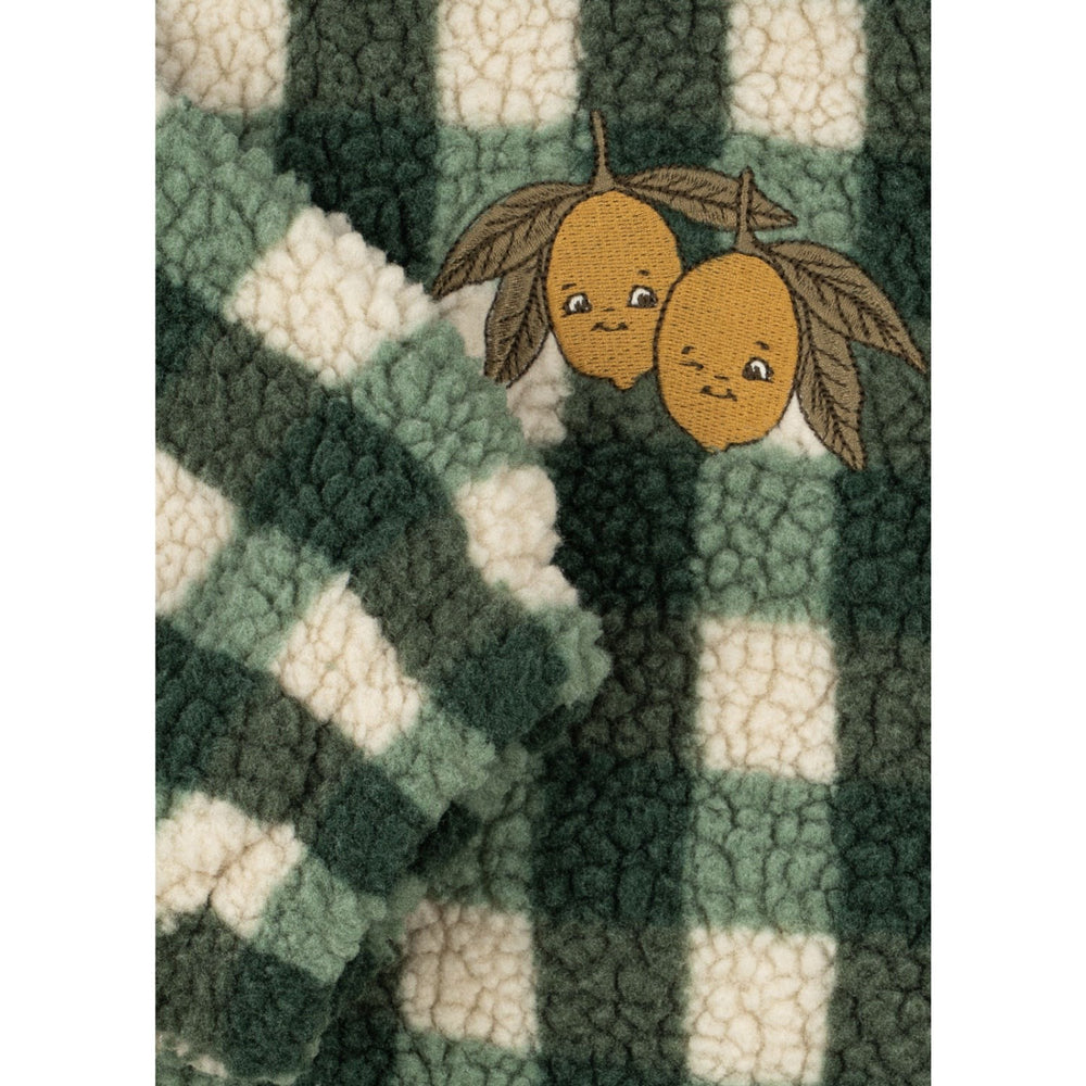 Køb Konges Sløjd Green Check Jody Bamse Jakke Grs