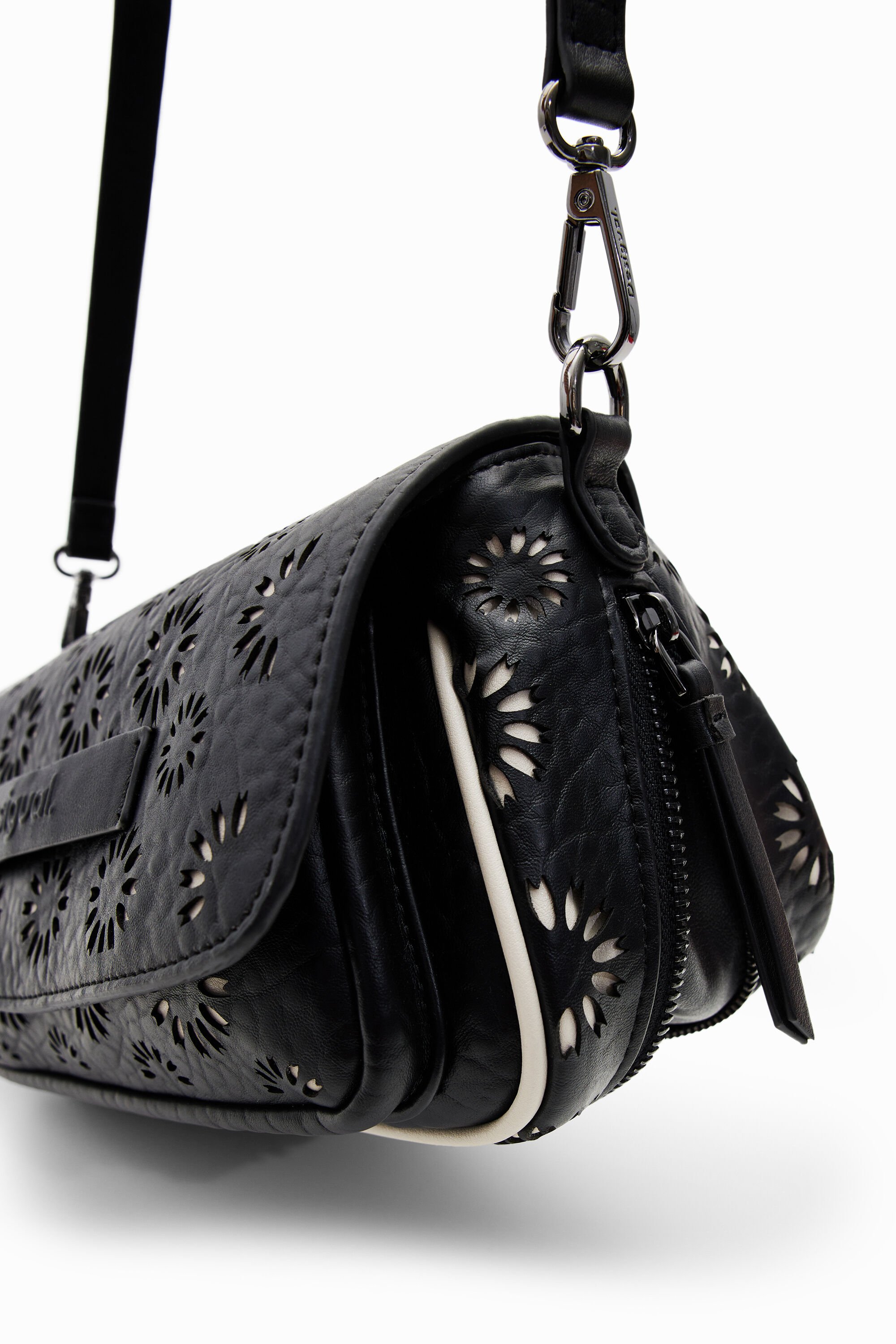 Sac à bandoulière moyen estampé