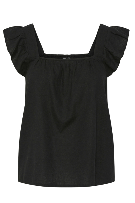 Pieces zwarte dames top