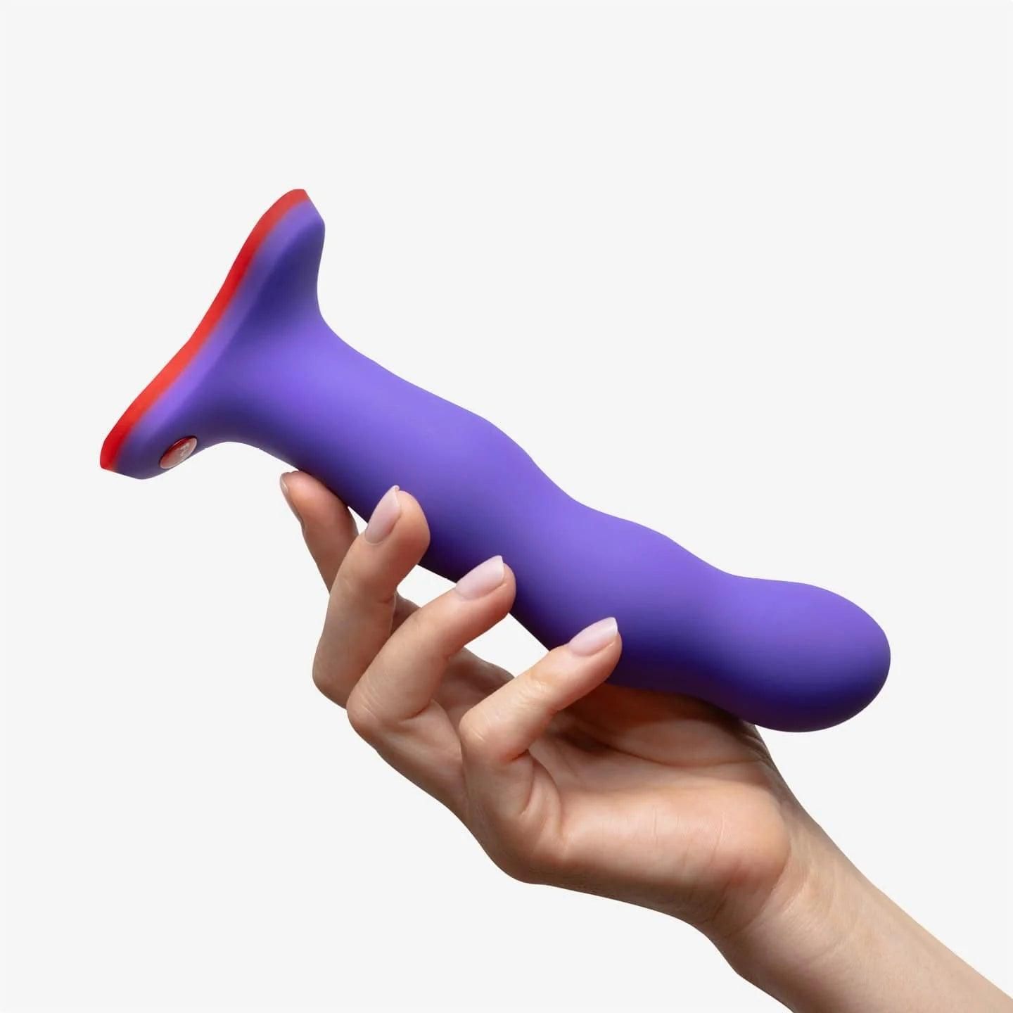 Fun Factory - Bouncer Unique Strap-on Dildo Flashy Purple