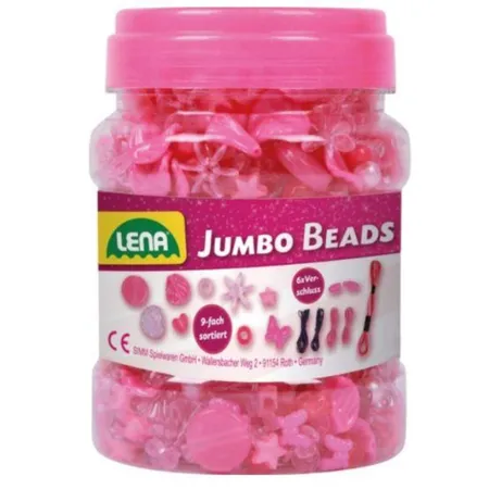 LENA® Jumbo Perlen Box, 1 Stück, 3-fach sortiert