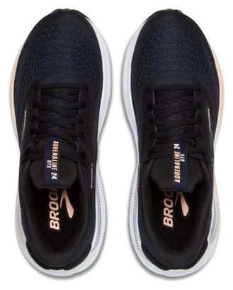 Chaussures Running Brooks Adrenaline GTS 24 Noir/Corail Femme