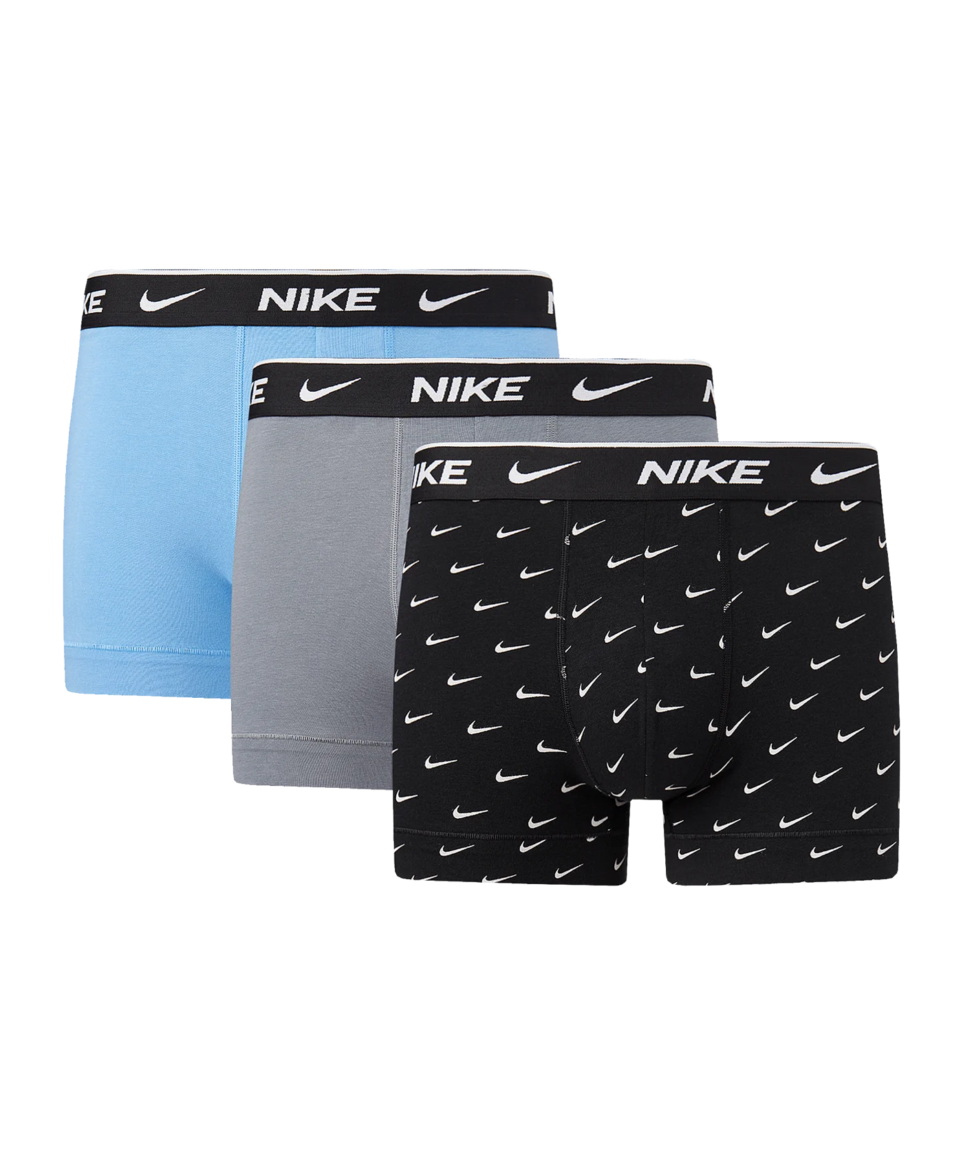 Nike Cotton Trunk Boxershort 3er Pack Grau F9JI