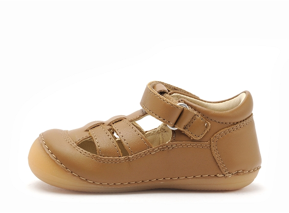 Kickers nu pieds bebe sushy marron