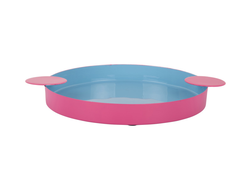 Tray Double Funky Large PT4249LY Turquoise blue & soft yellow