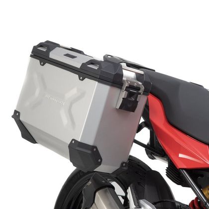 Valise SW-MOTECH TRAX ADV (37 Litres) AVEC SUPORT ET ACCESSOIRES - Gris