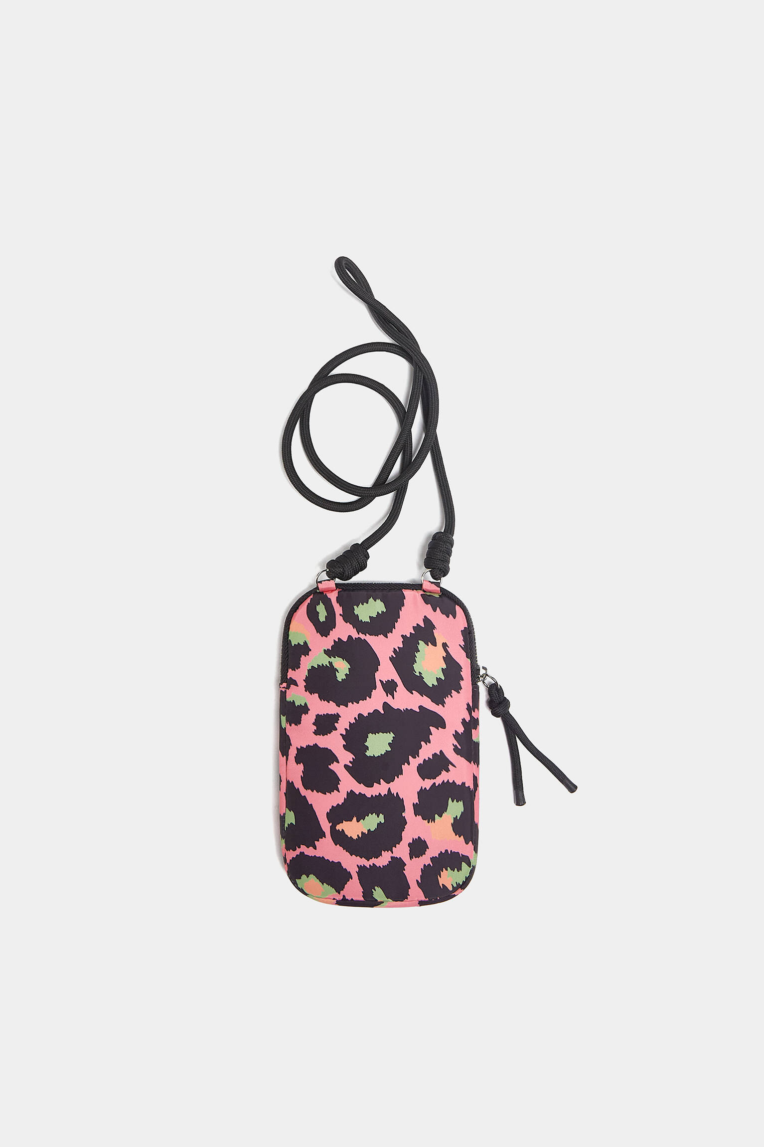 SUPORTE PARA CELULAR COM ZÍPER - ESTAMPA ANIMAL