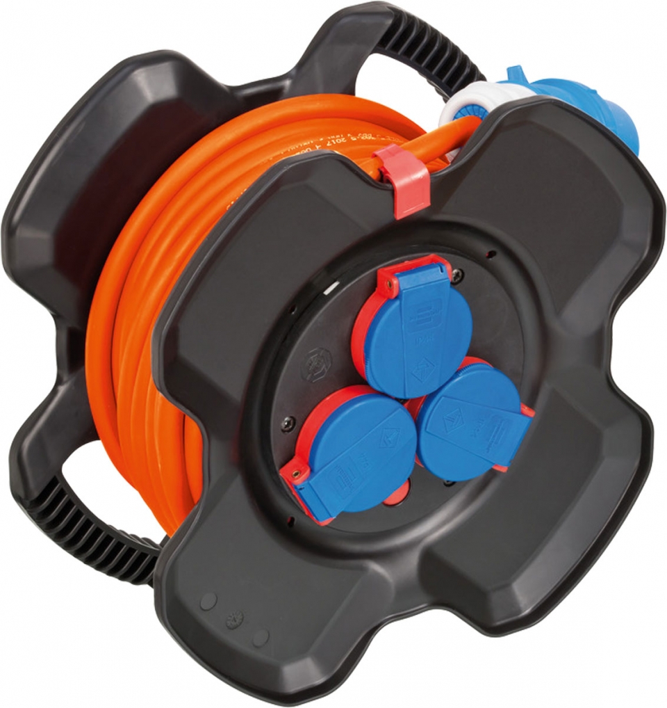 Brennenstuhl CEE-Kabeltrommel X-Gum orange 10m