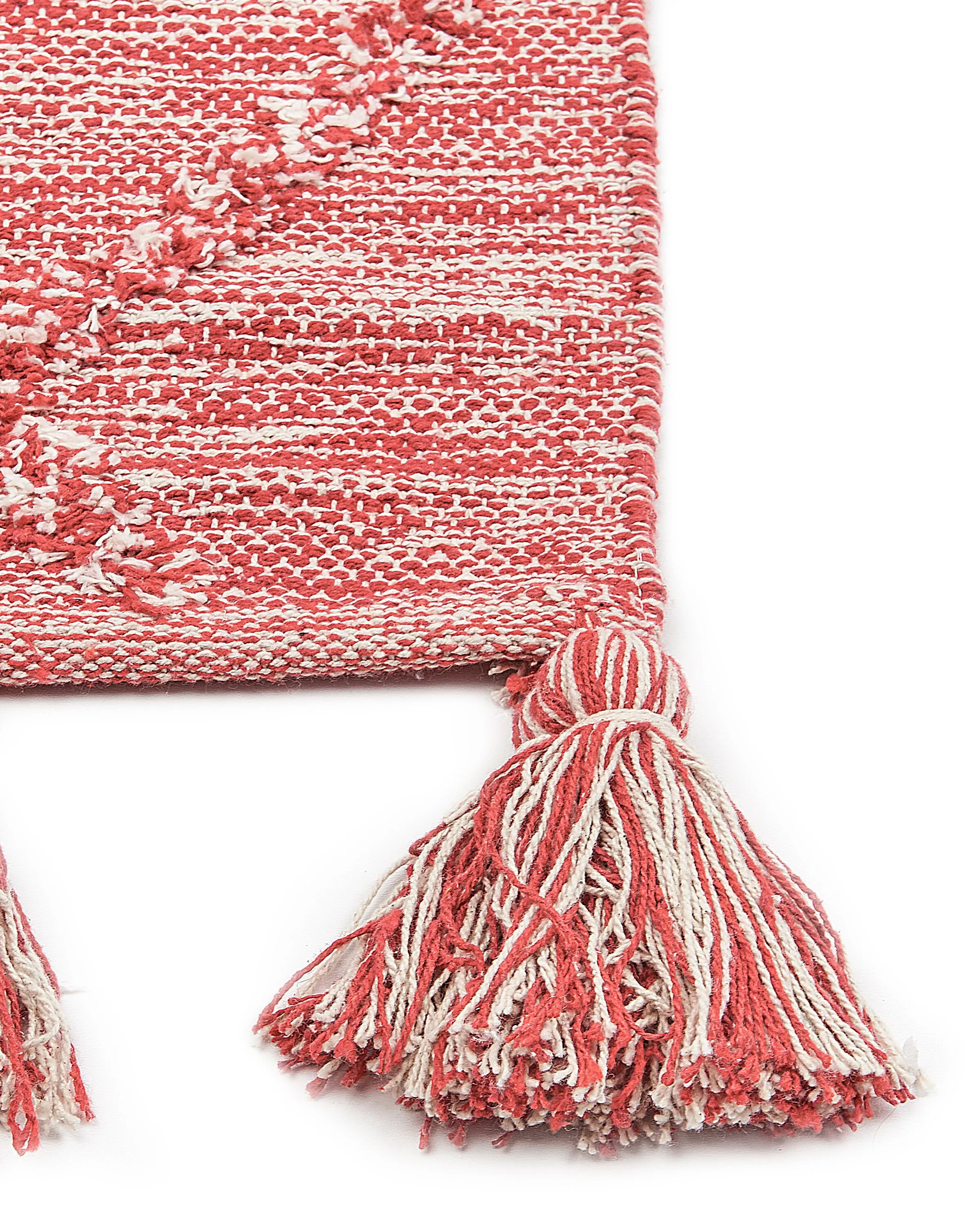 Vloerkleed NIGDE Rood 160 x 230 cm Katoen