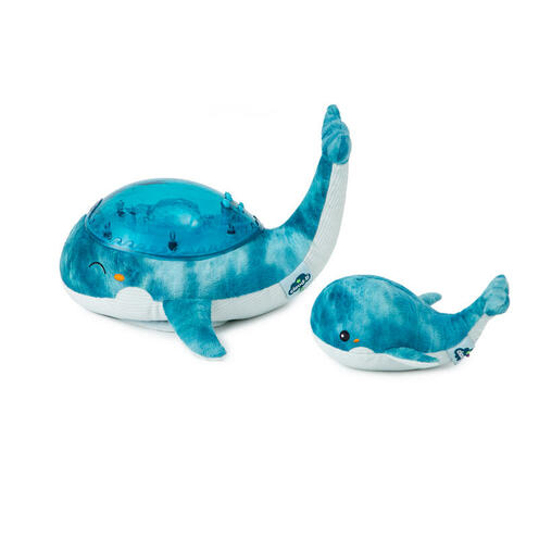 Peluche veilleuse Tranquil Whale™ Family Bleu - CLOUD B