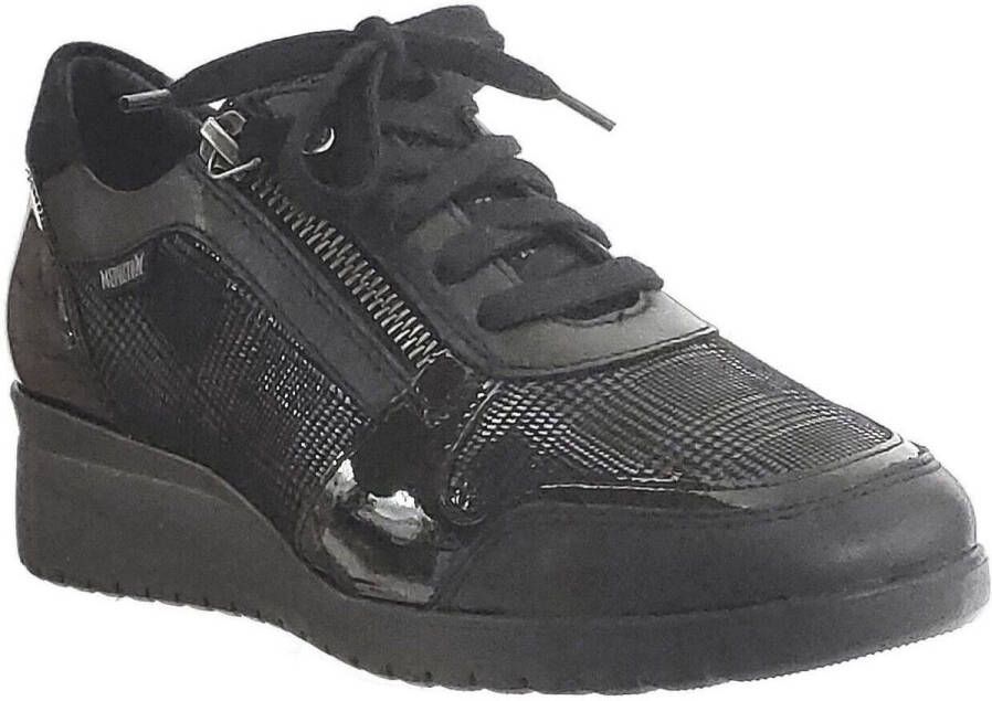 Mephisto IASMINA 7800 23414 4200 12200 Zwarte dames veterschoenen wijdte H