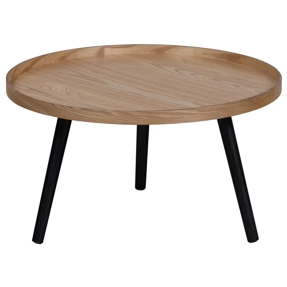 WOOOD Mesa Bijzettafel L - Hout - Naturel - 34xØ60