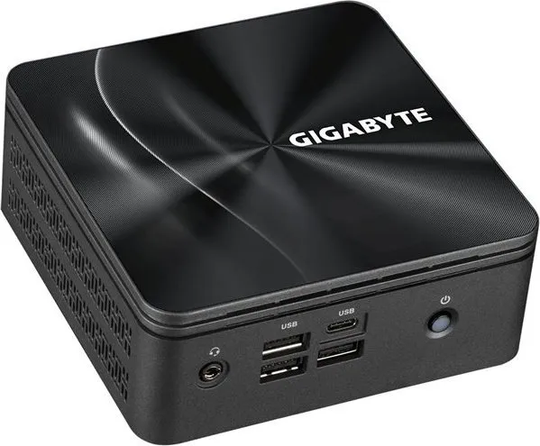 Gigabyte GB-BRR5H-4500, UCFF, Mini PC barebone, DDR4-SDRAM, M.2, PCI Express, Serial ATA III, Wi-Fi 6 (802.11ax), 90 W