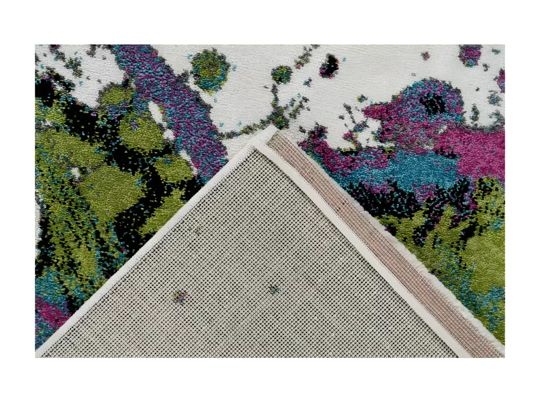 Tapis 230x160cm, design F104E coloris multicolore - Confort et élégance pour votre intérieur