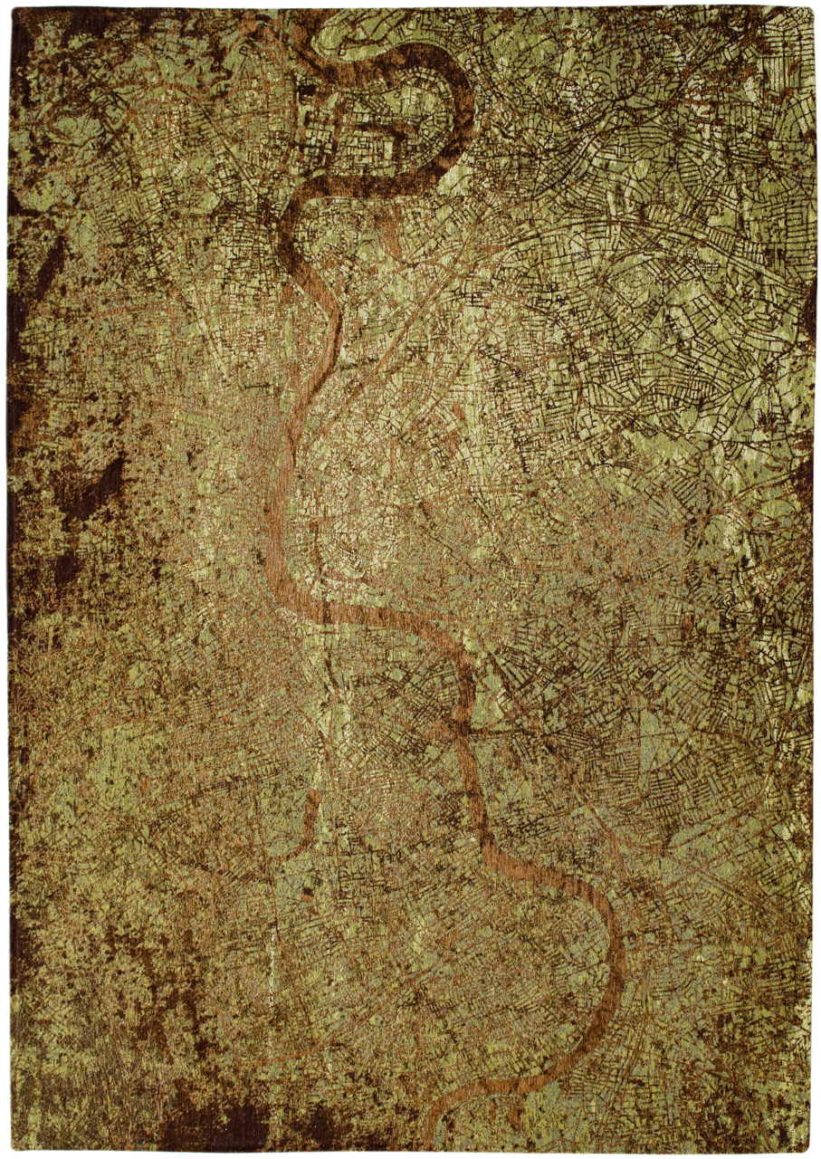 Ecorugs vloerkleed London groen 200x280 cm