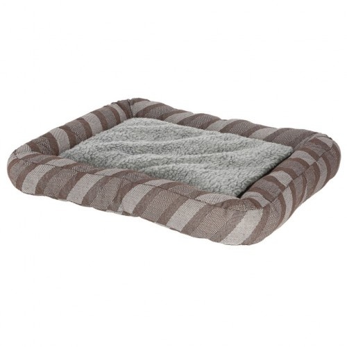 Cama para cachorro Pablo com borda, cinza