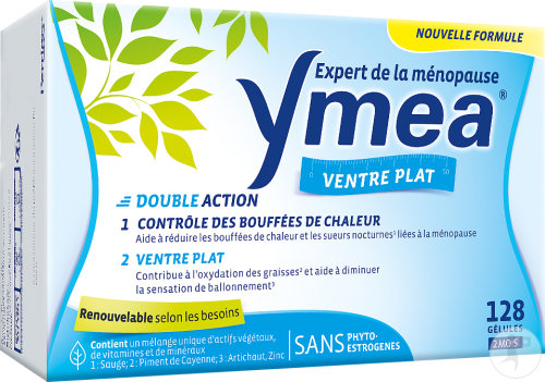 Yméa Ménopause-Ventre Plat 128 Gélules