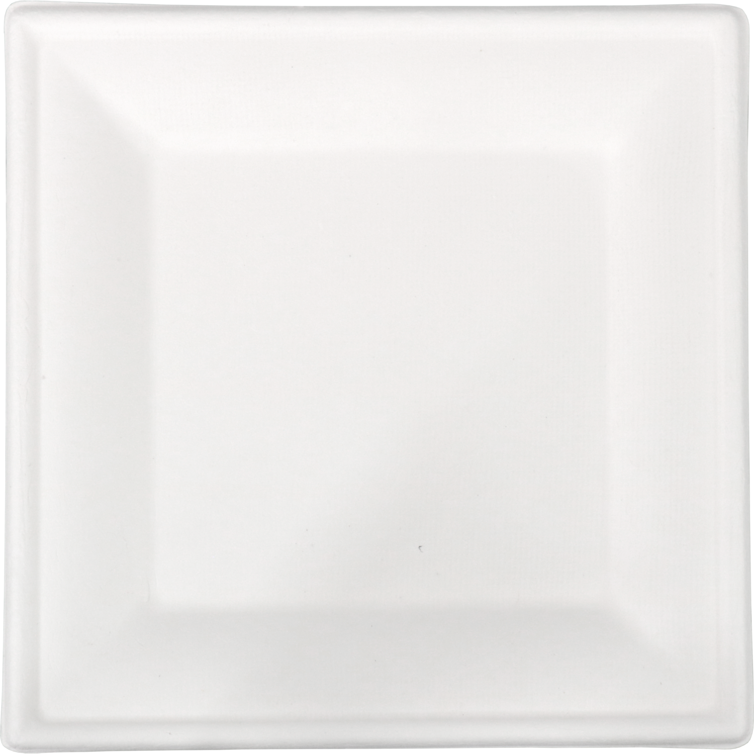 Depa Bord, vierkant, 1-vaks, bagasse (suikerrietpulp), 26x26cm, wit