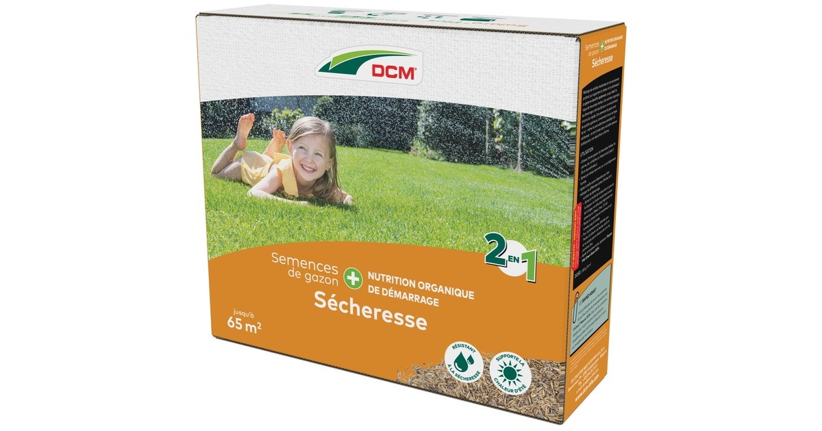 DCMGraszaad Plus Droogte 2,275 kg zaden  (Tot 65 m²)
