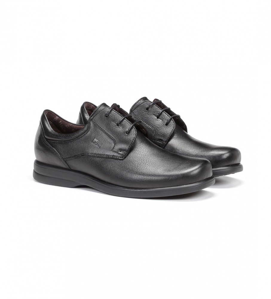 Sapatos Fluchos Profession de Couro Preto