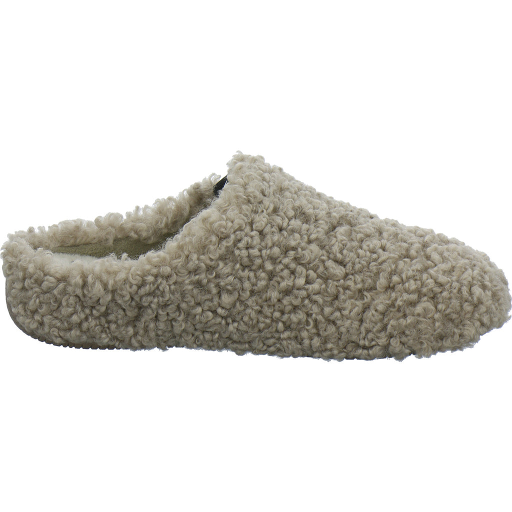 Verbenas Hausschuhe Damen Damen York Curly taupe