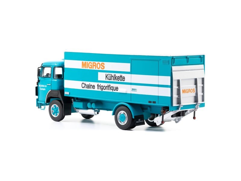 ACE LKW Saurer D290 Frigo Migros Kühlkette 1:50 Massstabgetreues Modell eines Kuehlwagens