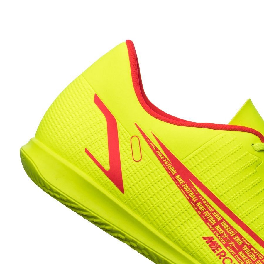 Nike Mercurial Vapor 14 Club IC Motivation - Jaune Fluo/Rouge