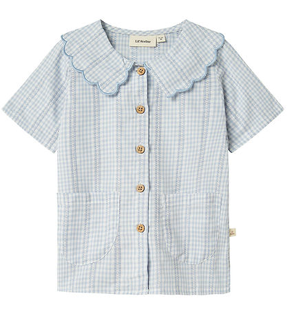 Lil' Atelier T-Shirt - NmfHazelle - Zen Blue