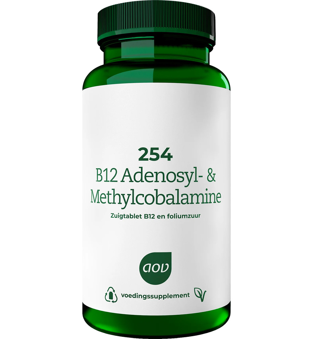 AOV 254 B12 Adenosyl & methylcobalamine (120 zuigtabletten)