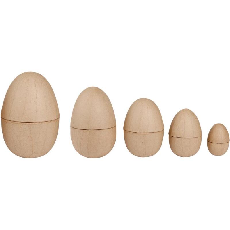 Assortiment 5 boites oeufs - Kraft