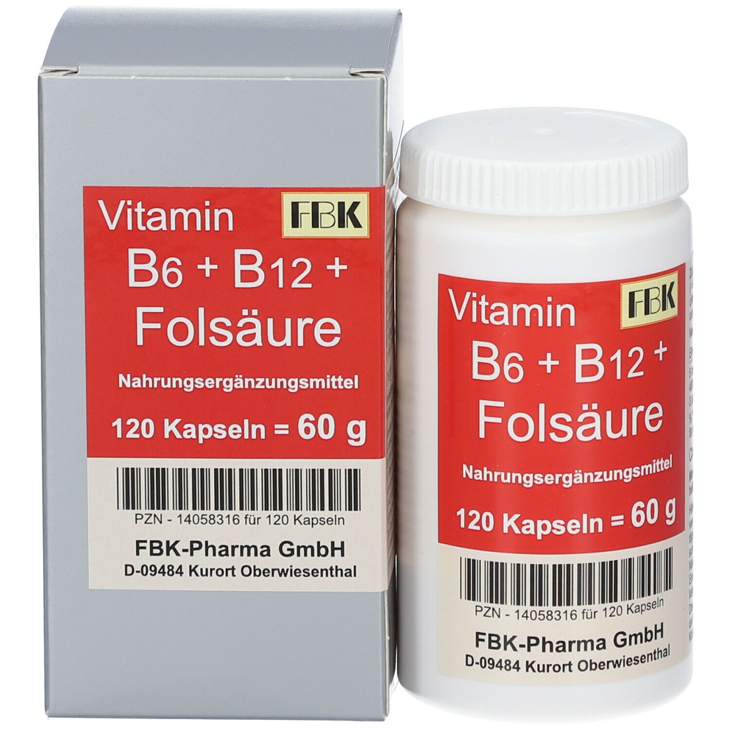 Vitamin B6+ B12+ Folsäure