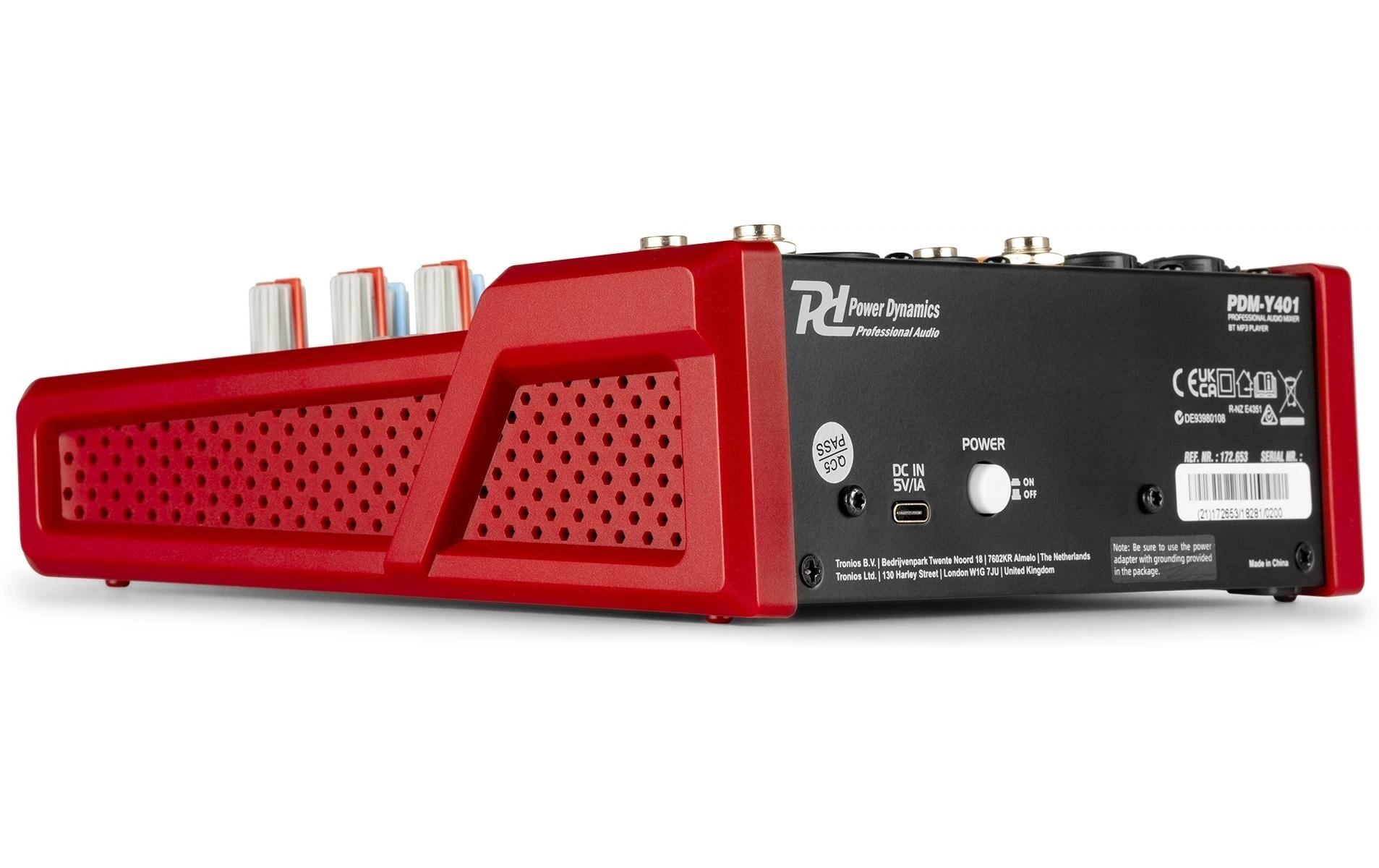 Mischpult PDM-Y401Kompaktes 4-Kanal-Mischpult mit 24-Bit DSP