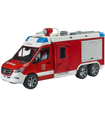 Bruder Auto - MB Sprinter Feuerwehrauto m. Wasserpumpe und Licht