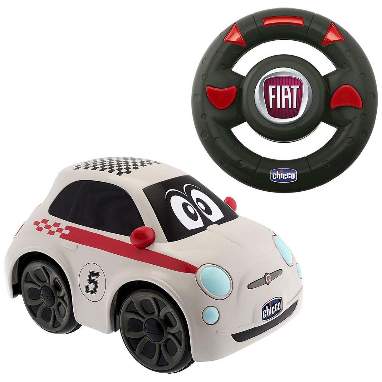 Chicco bestuurbare auto Fiat 500 RC multi - shop nu - Prénatal