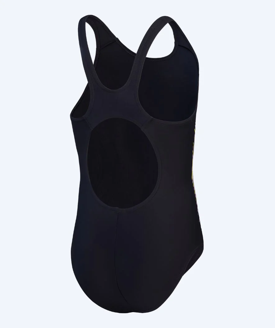 Speedo badedragt til piger - Plastisol Placement Muscleback - Sort/lilla