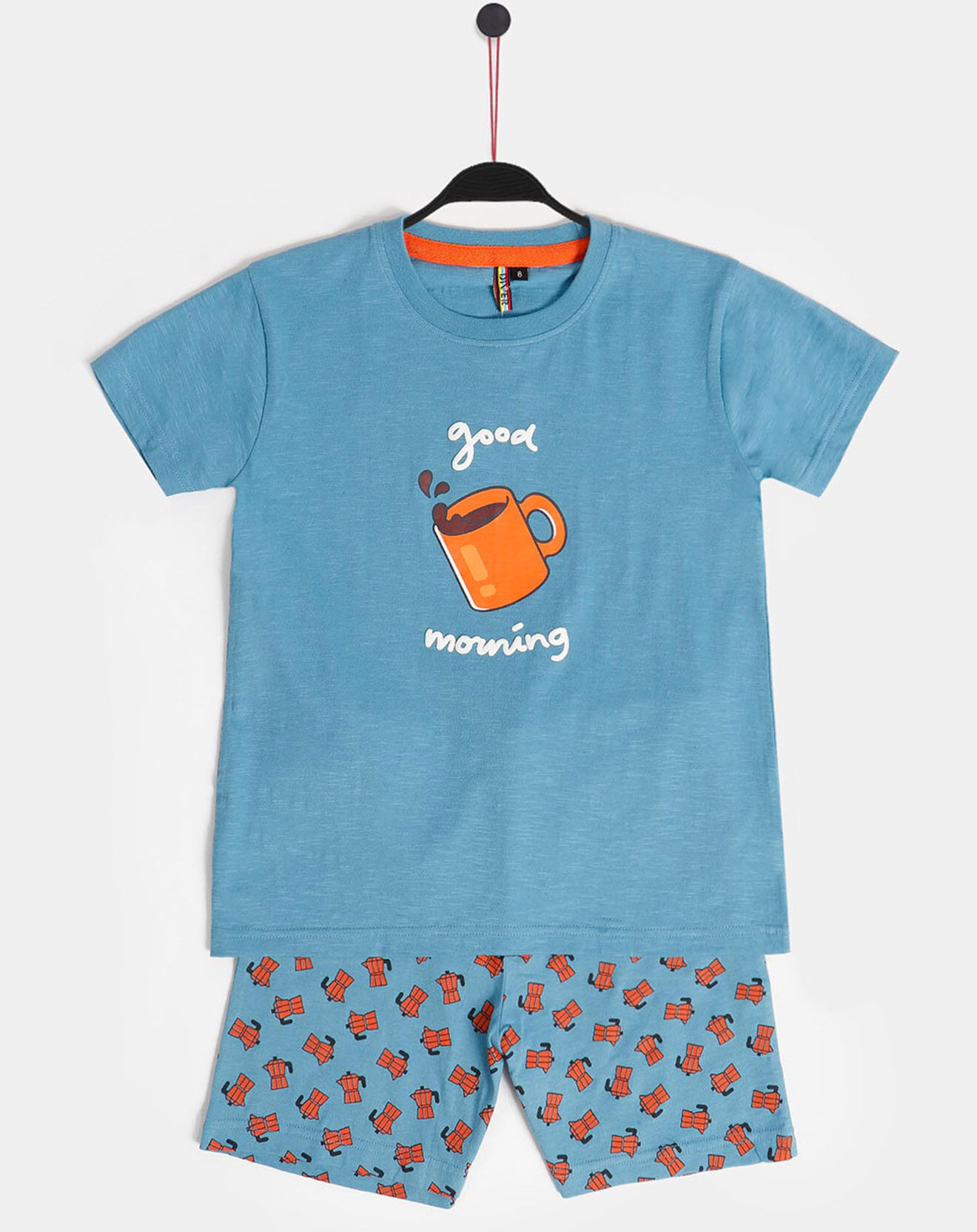 Admas Pyjama Morning acier