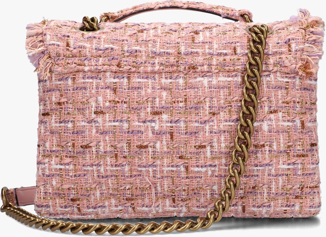 KURT GEIGER LONDON roze kurt geiger london schoudertas tweed kensington bag