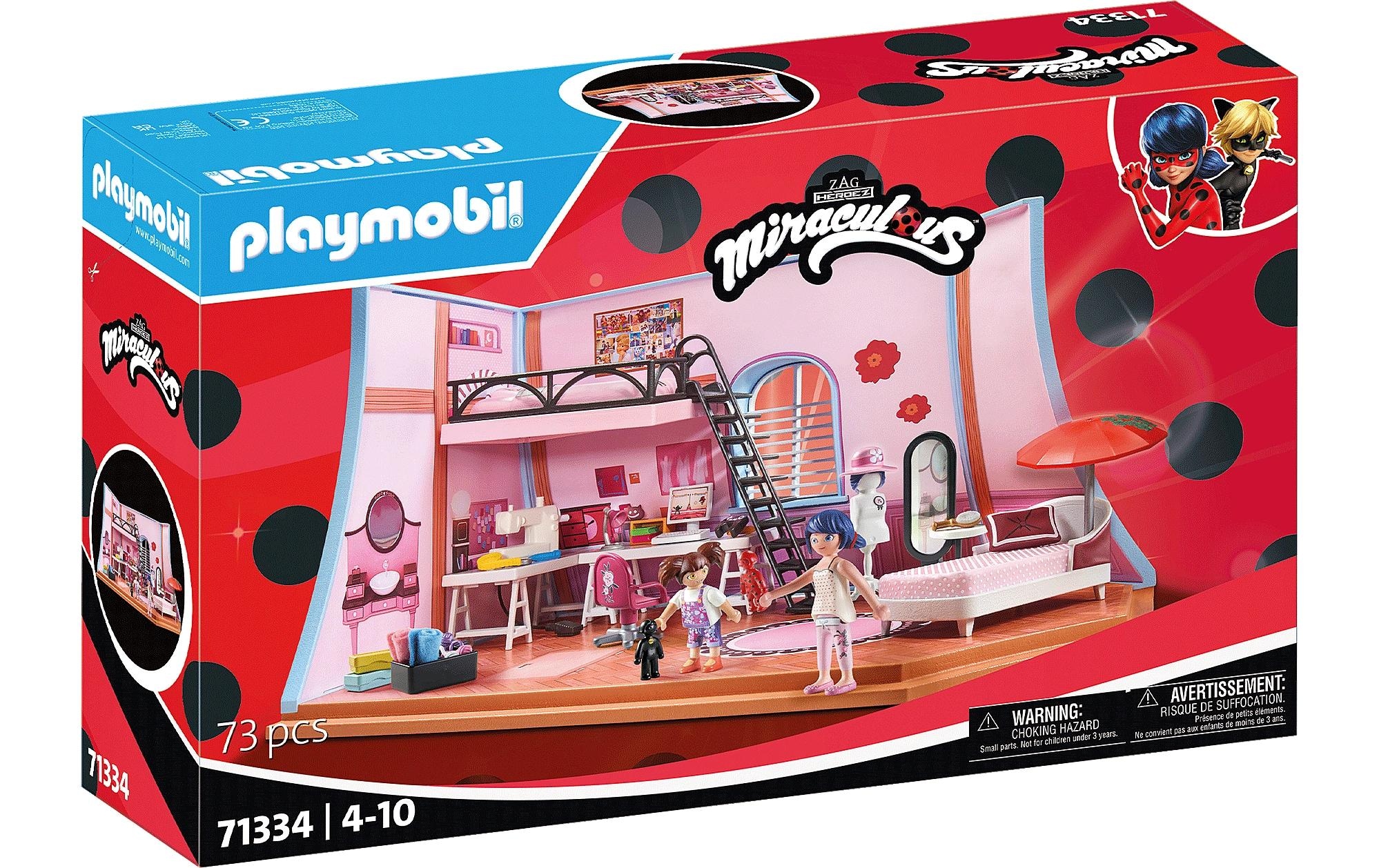 Playmobil® Spielbausteine »Miraculous Marinettes Loft 71334«