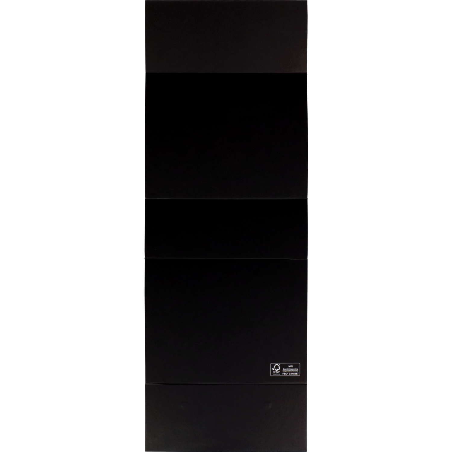 Geschenkdoos, karton, 230x200x100mm, magneetsluiting, zwart